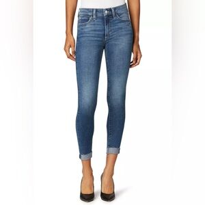 Joe's Jeans The Icon Crop Cuffed Skinny Ankle Jeans in Wavelength Size 25